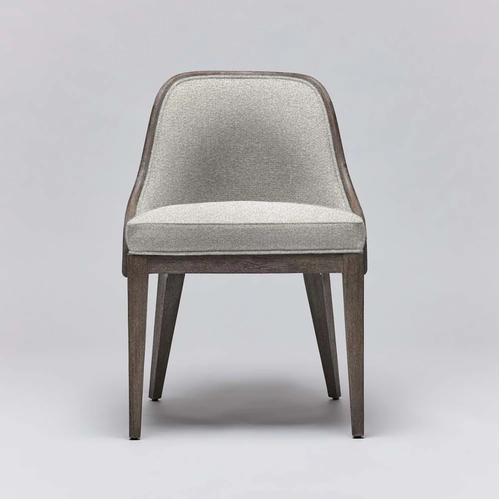 Interlude Siesta Dining Chair Grey Ceruse - Image 4
