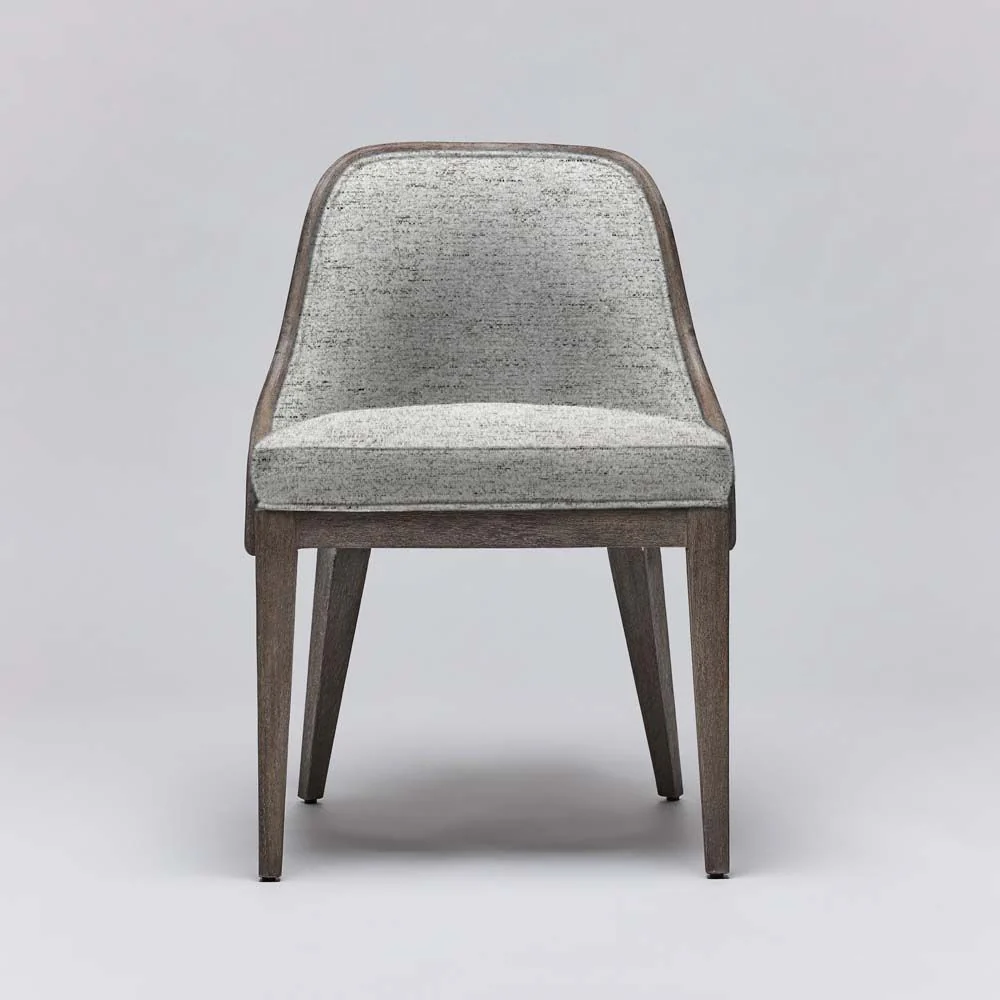 Interlude Siesta Dining Chair Grey Ceruse - Image 8