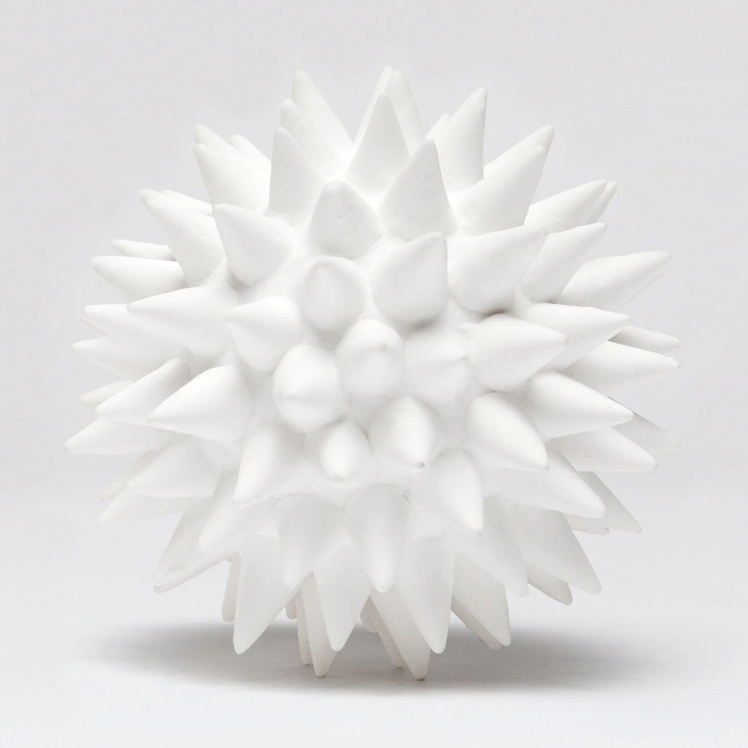 Irma Porcelain Puffer Ball Sculpture - Set of 2 - Image 2