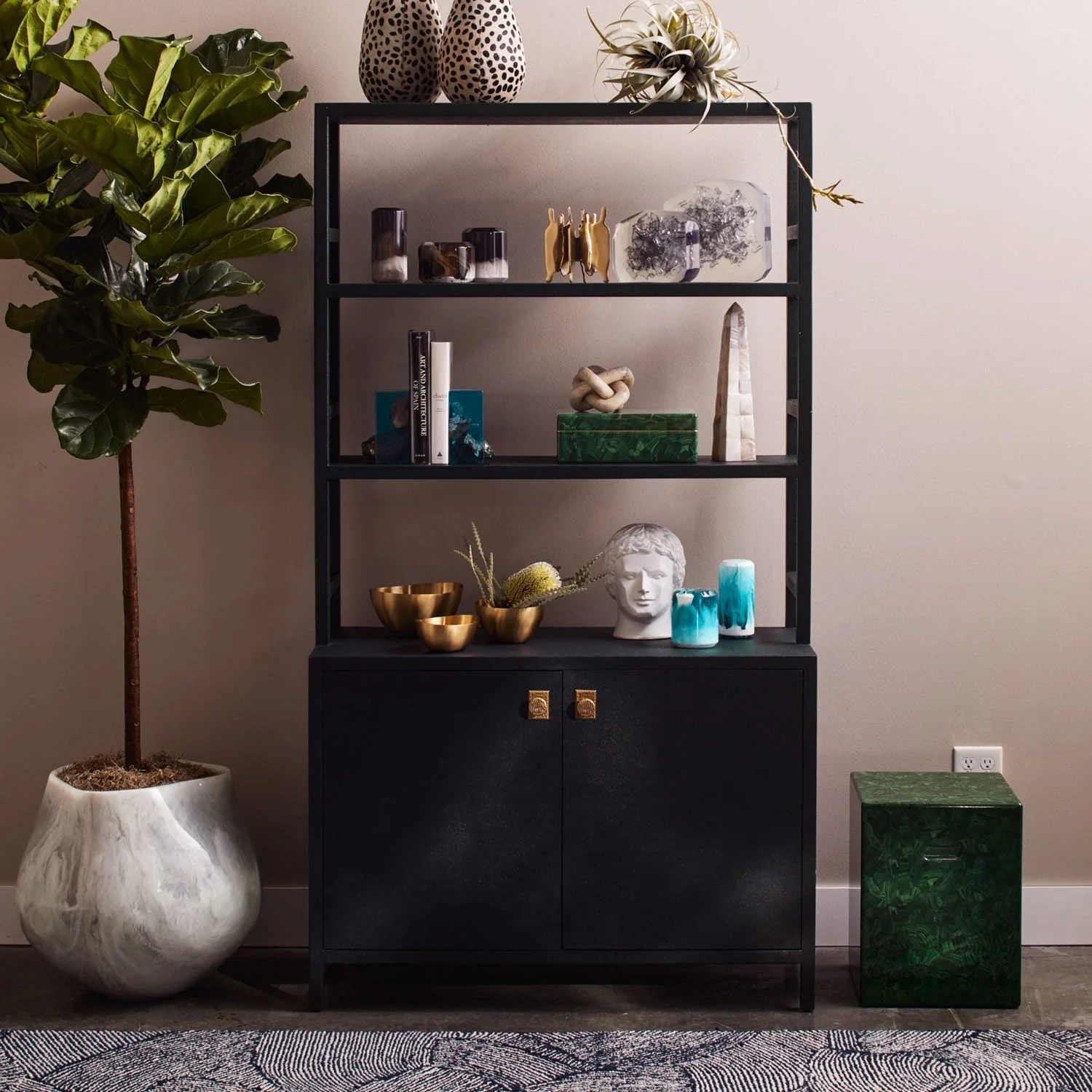 Jake Bookcase with Hutch - Image 2