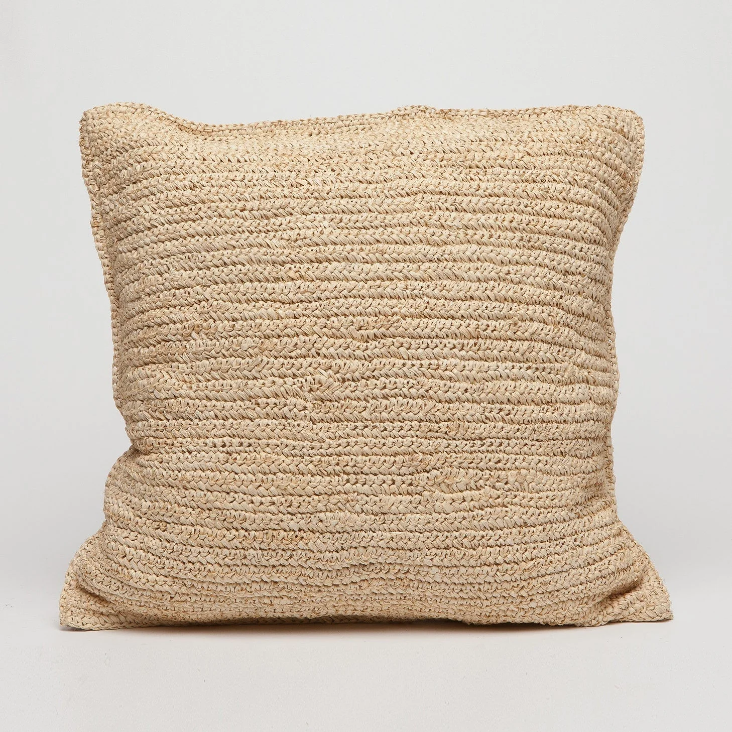 Jasper Natural Raffia Pillow - Set of 2 - Image 3