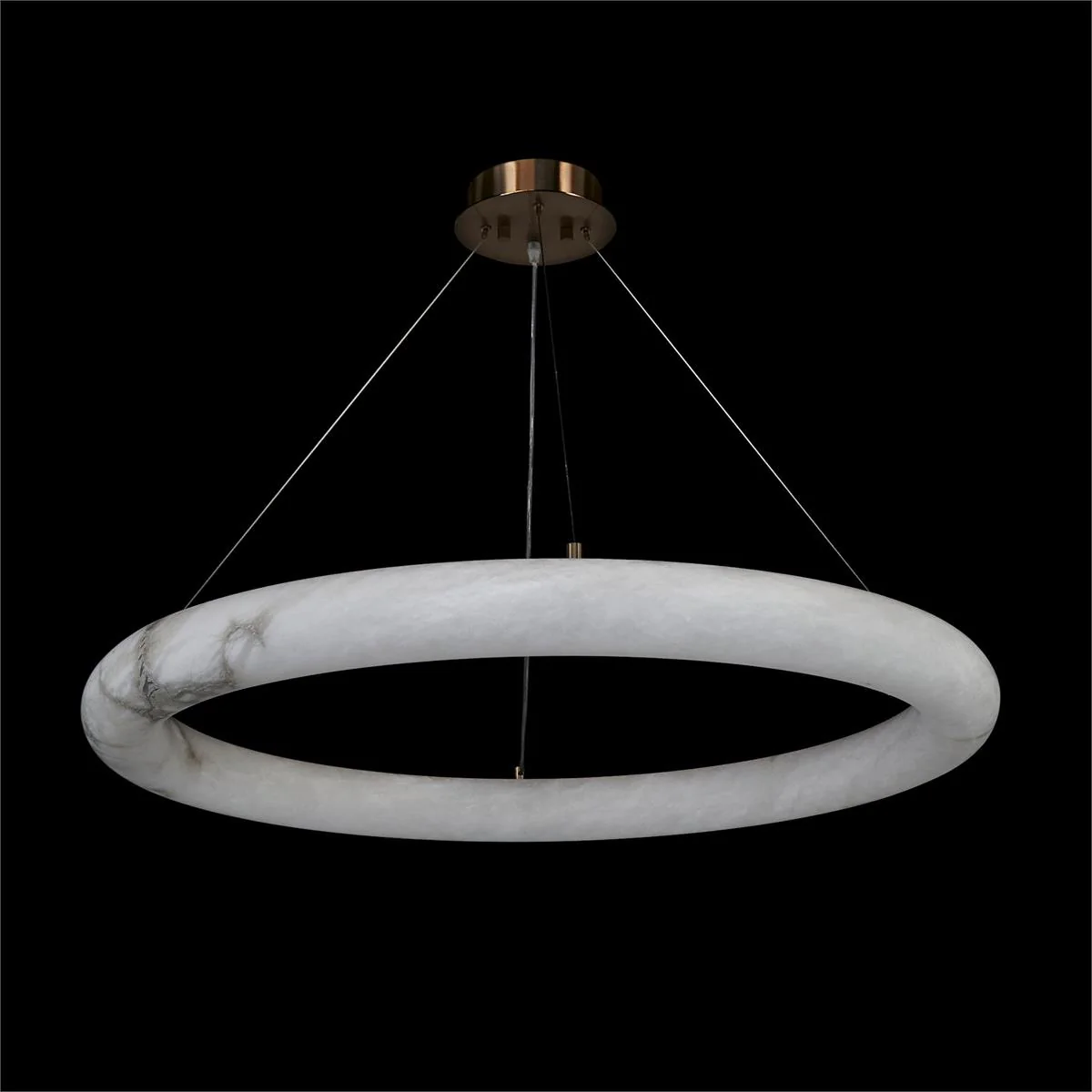John Richard Alabaster Halo Pendant - Image 2