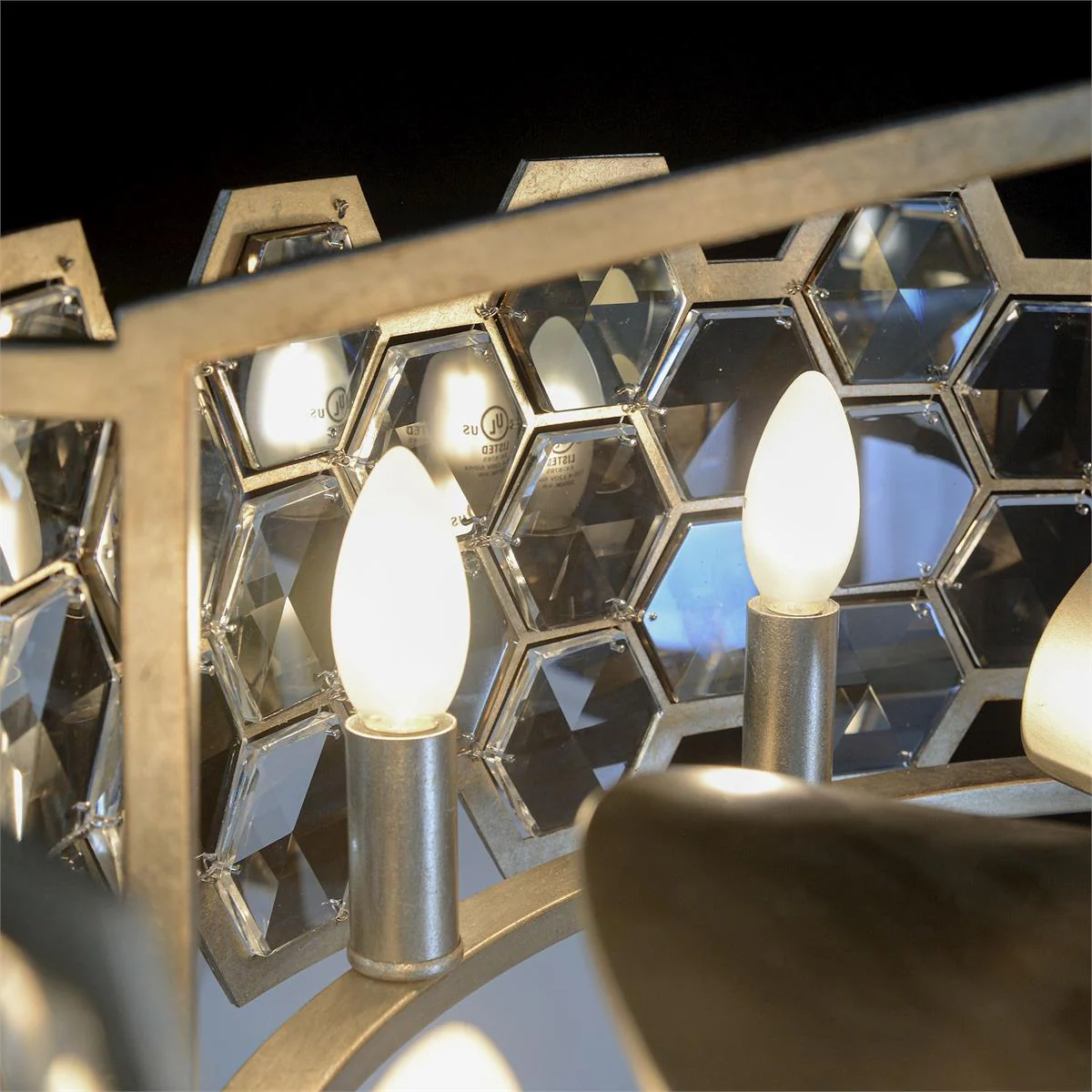 John Richard Array Chandelier with Fan, Large - Image 3