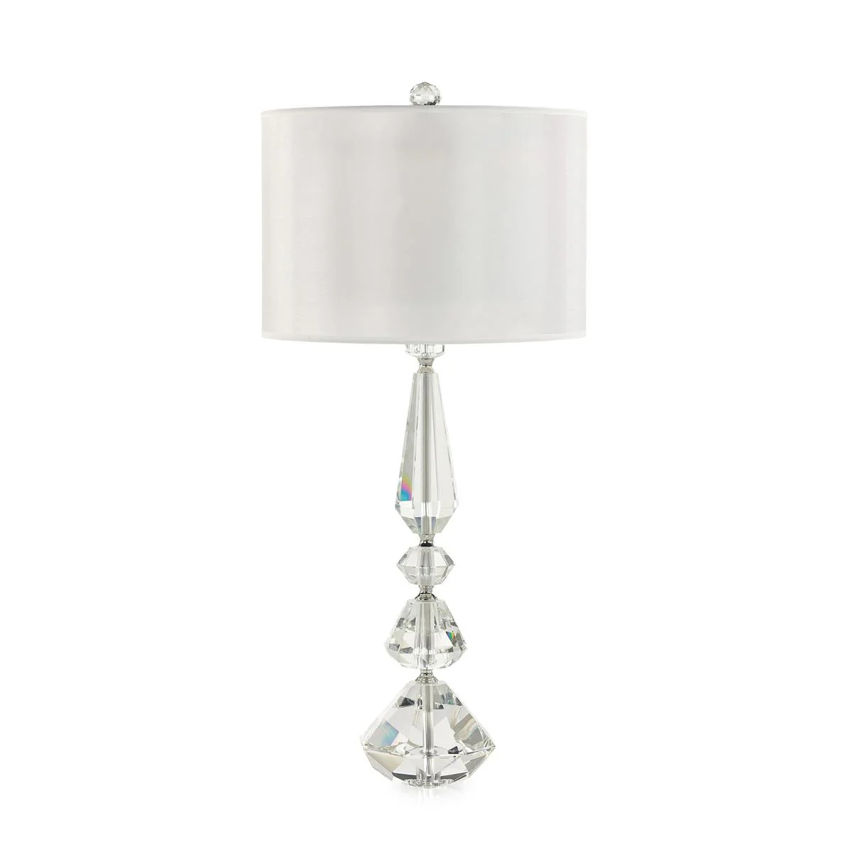 John Richard Balustered Crystal Table Lamp - Image 2