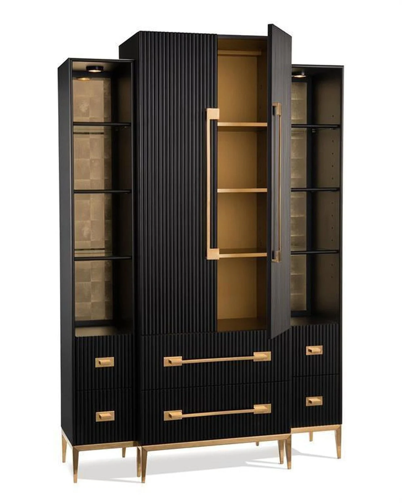 John Richard Black Satin Cabinet - Image 2