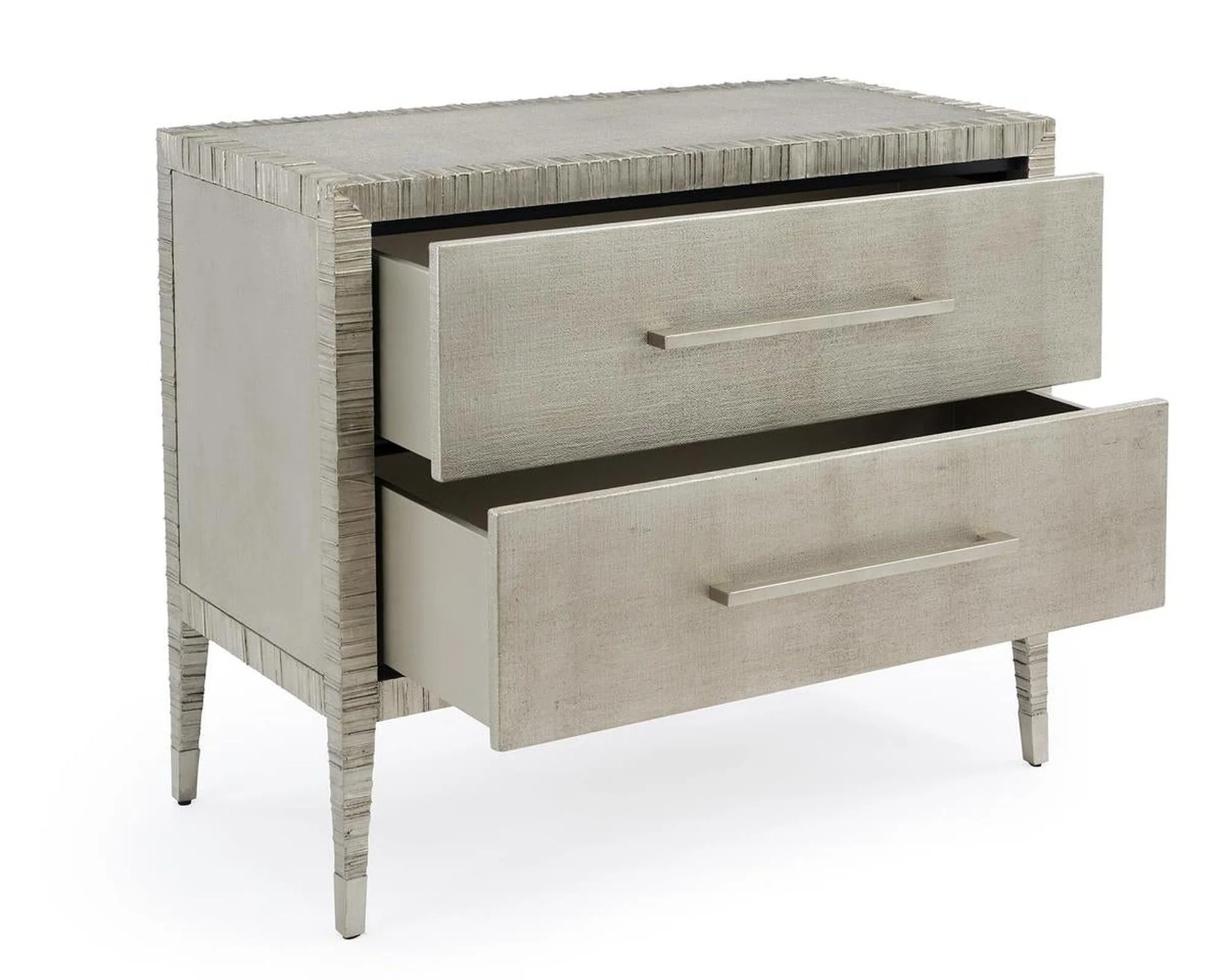 John Richard Carraway Silver Nightstand - Image 2