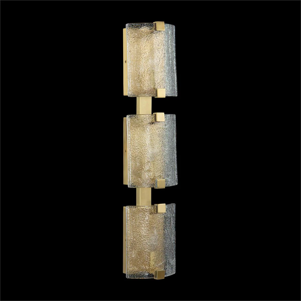 John Richard Claritas Three-Light Wall Sconce, Brass - Image 2