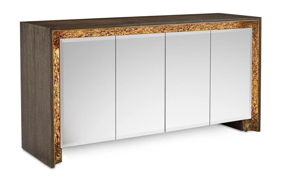 John Richard Coloma Four-Door Lighted Credenza