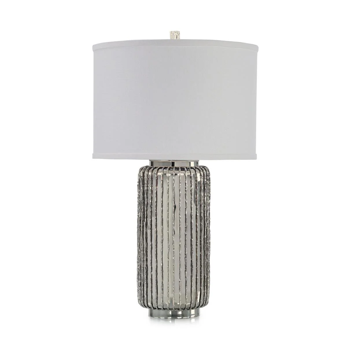 John Richard Crista Table Lamp, Nickel - Image 2