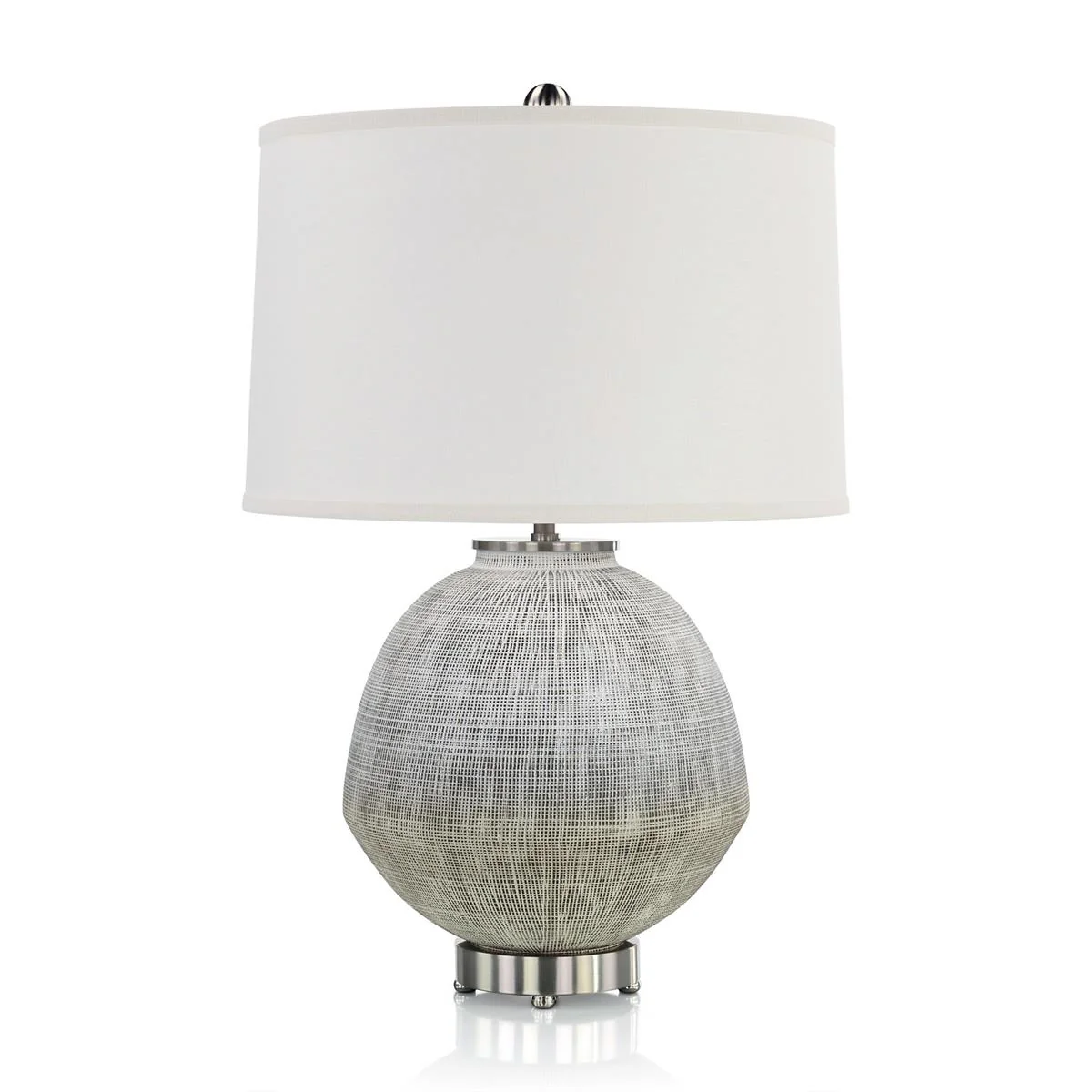 John Richard Crosshatch Table Lamp - Image 2
