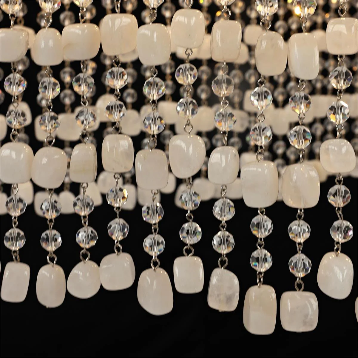 John Richard Crystal Veil Six-Light Horizontal Chandelier - Image 4