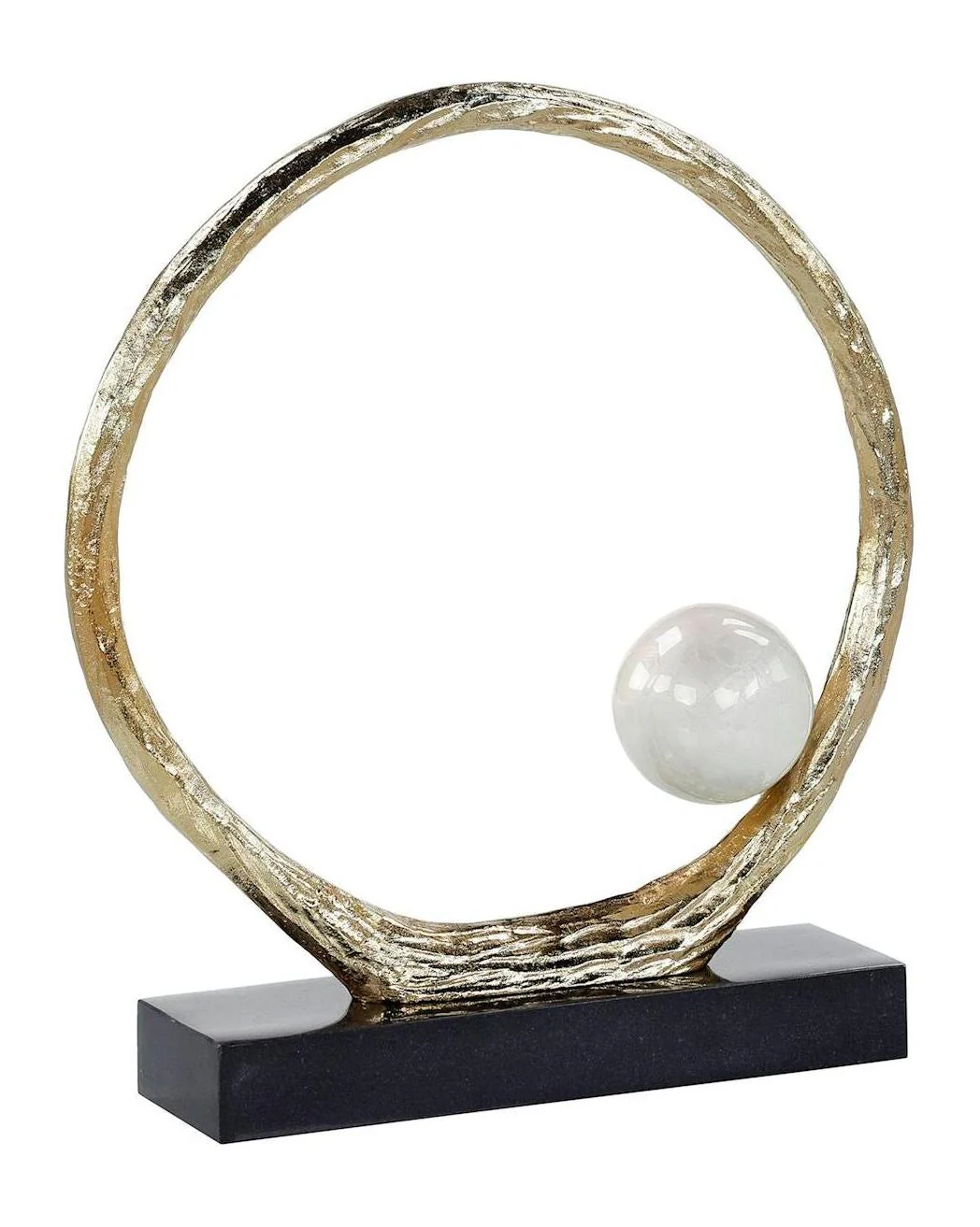 John Richard Decor Anello di Perle Sculpture on Iron Base - Image 2
