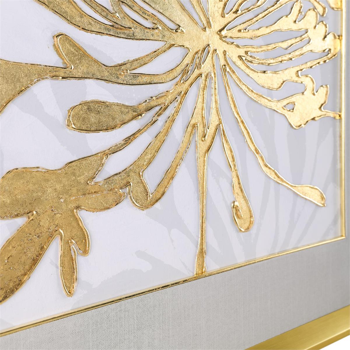 John Richard Decor Annie Warrens Golden Gilt Bloom II - Image 4