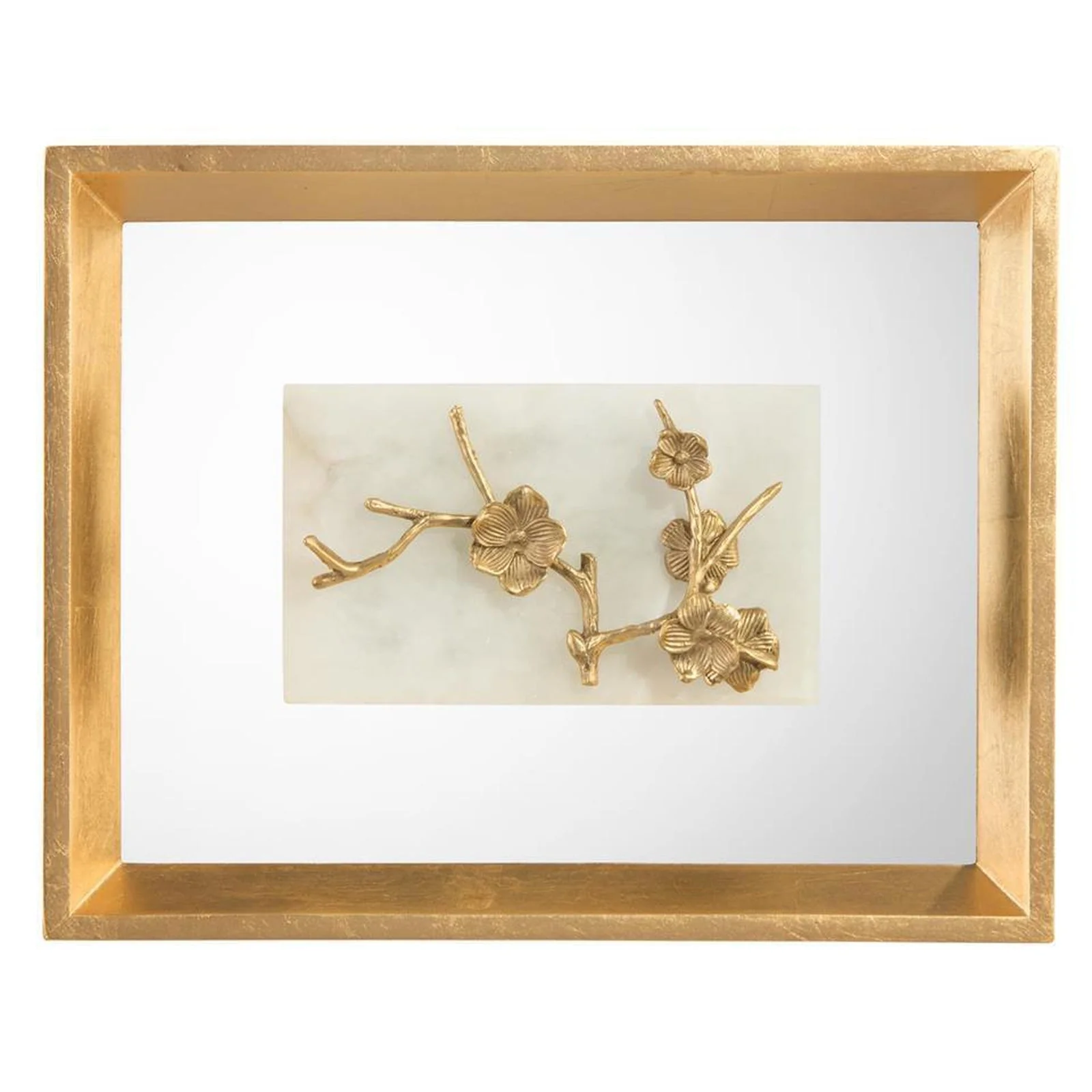 John Richard Decor Budded Branch on Alabaster Wall Art