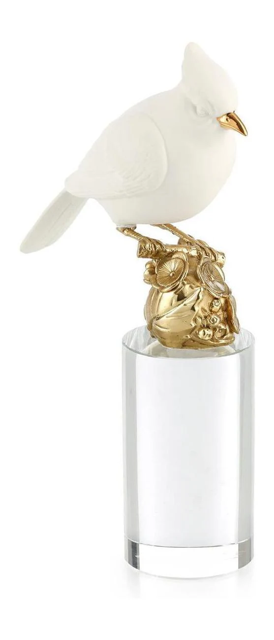 John Richard Decor Cardinal Sculpture on Crystal - Image 2