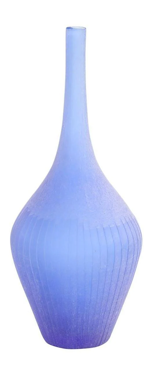 John Richard Decor Cobalt Blue Glass Vase - Image 3