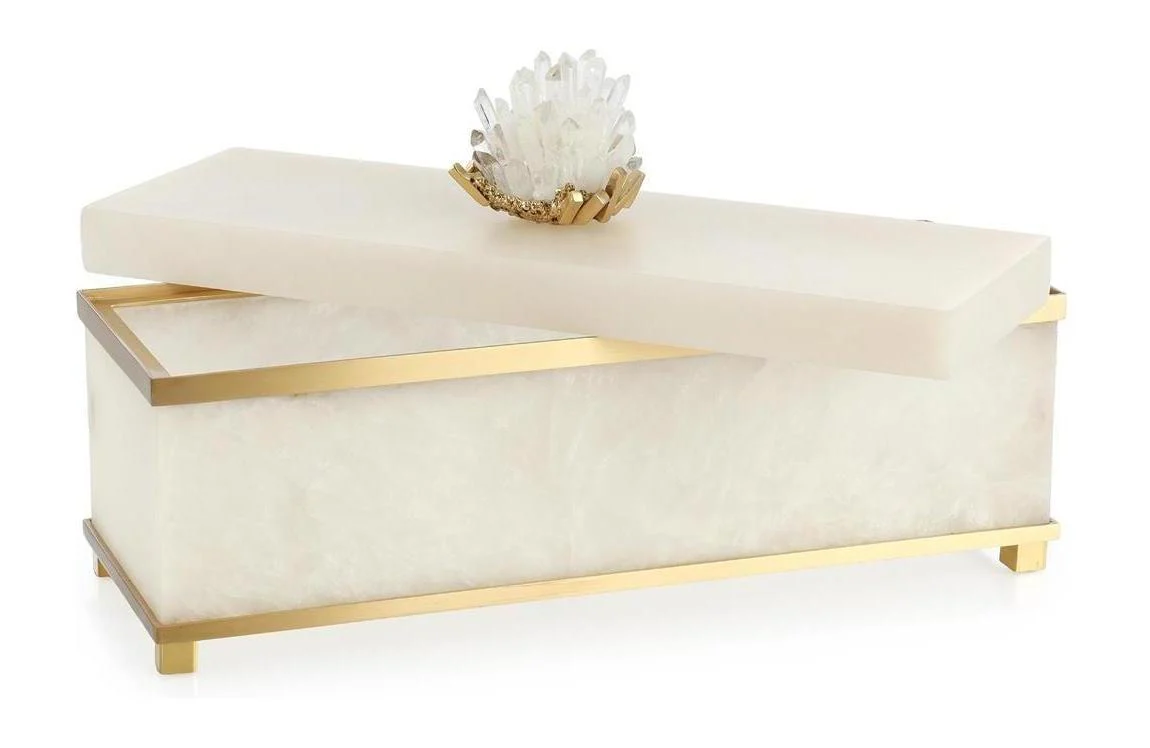 John Richard Decor Crystal Cluster Box - Image 2