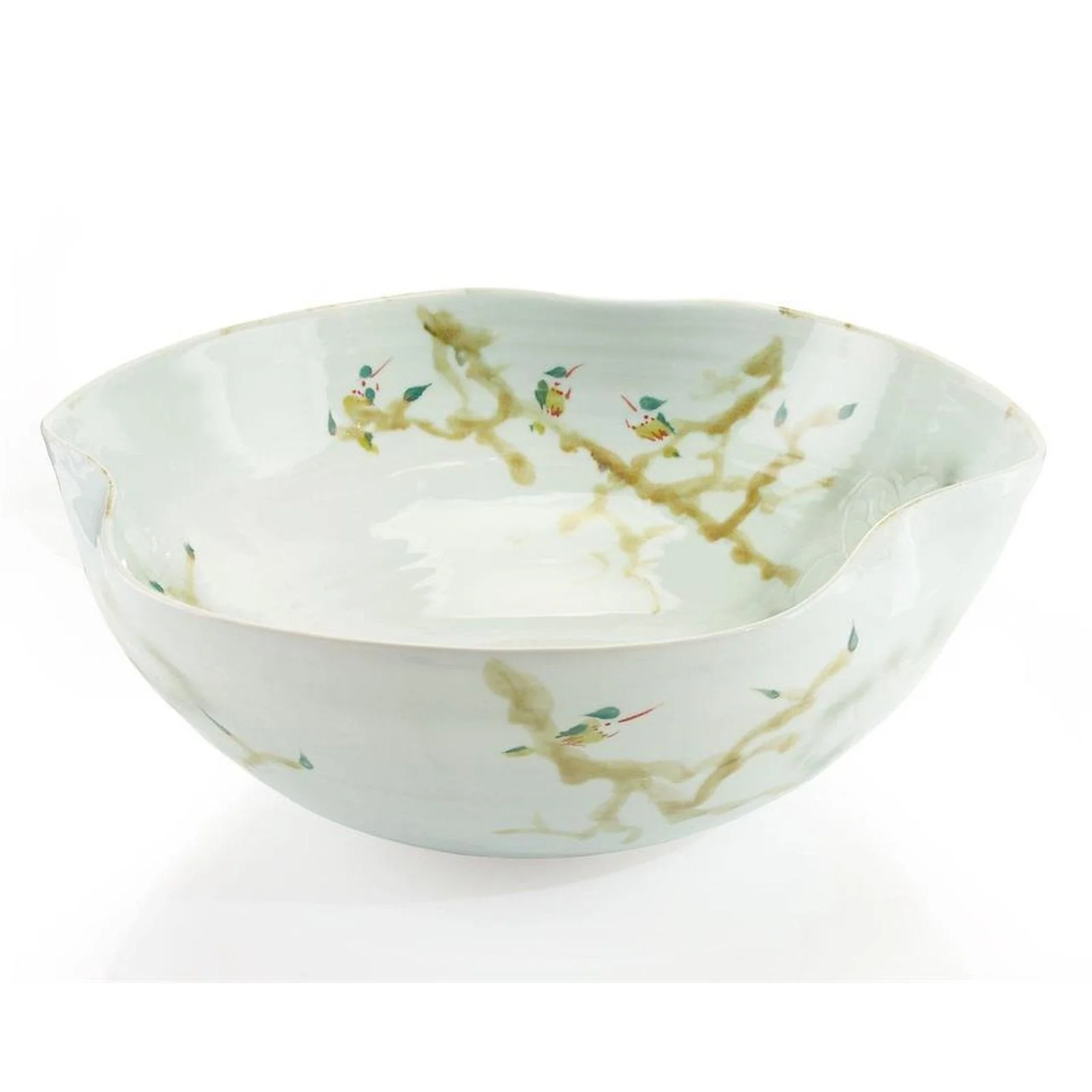 John Richard Decor Curled-Rim Porcelain Bowl - Image 2