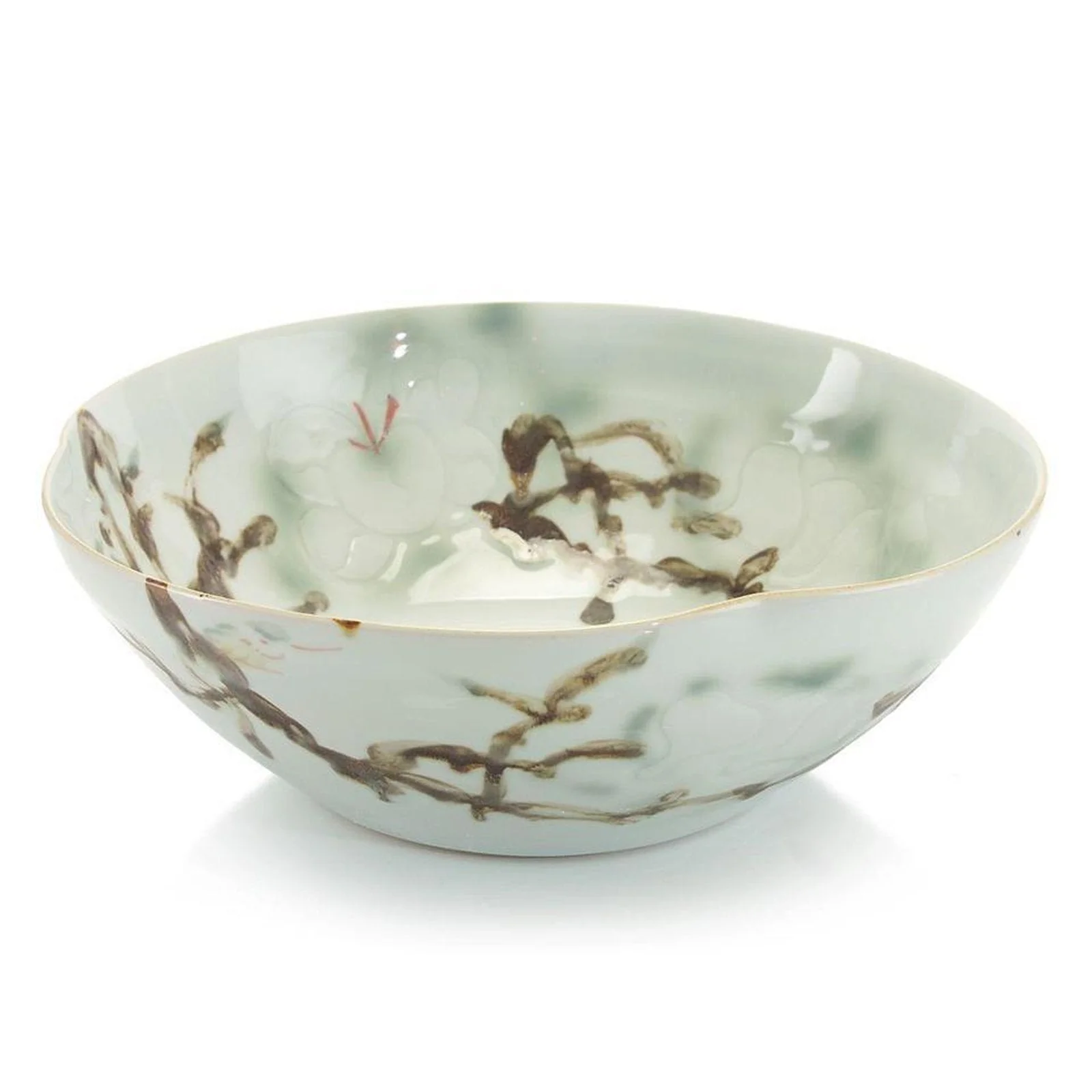 John Richard Decor Curled-Rim Porcelain Bowl - Image 3