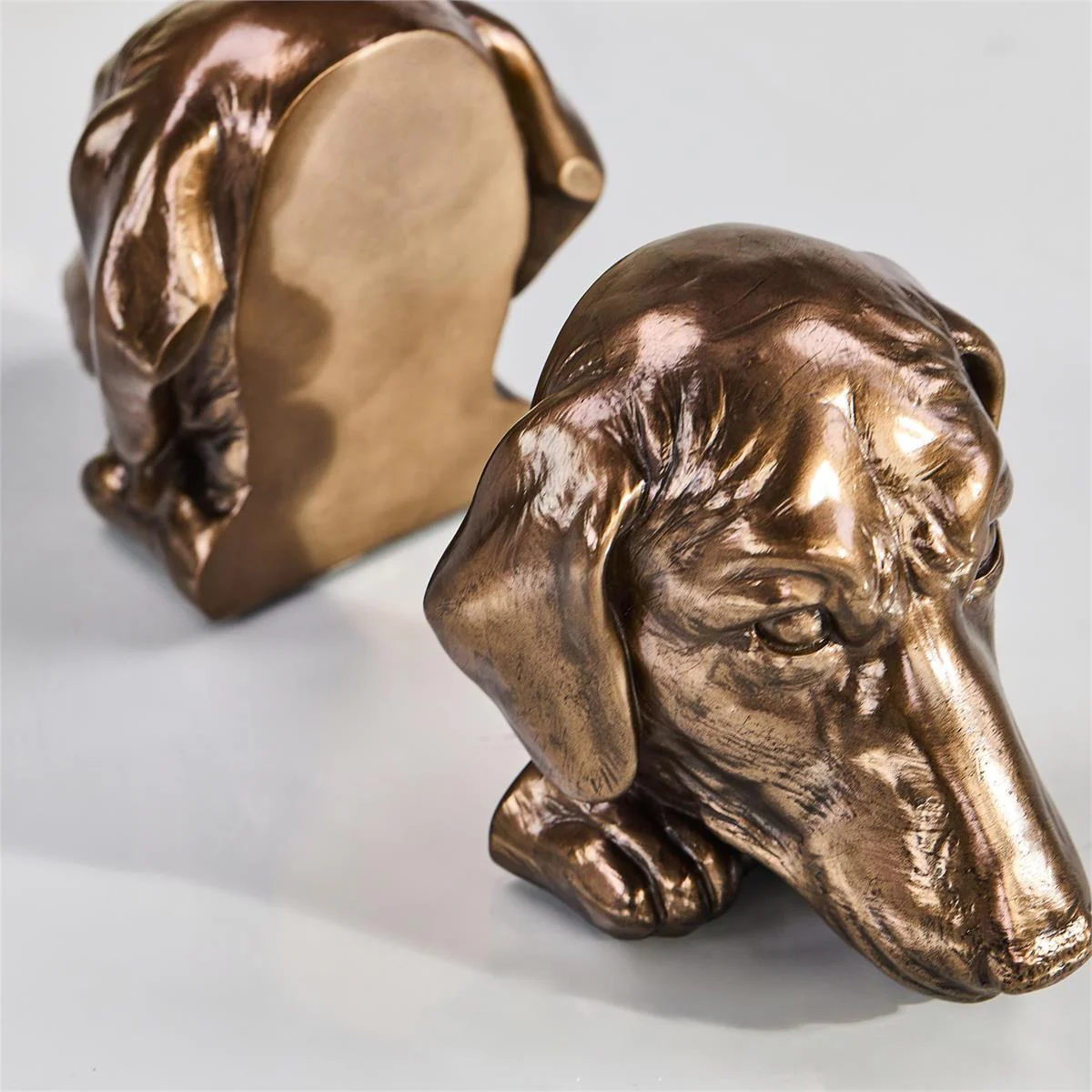 John Richard Decor Dachshund Bookends, Set of 2 - Image 2