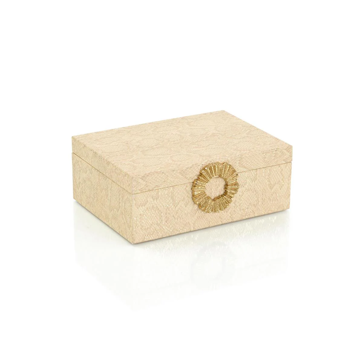 John Richard Decor Dazzle Vegan Snakeskin Box - Image 3