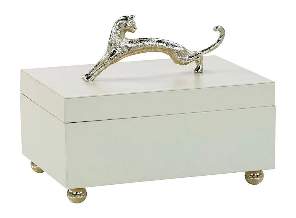 John Richard Decor Deco Cheetah Box