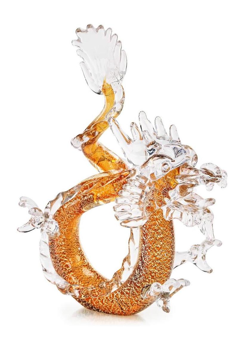 John Richard Decor Glass Dragon Sculpture - Image 2