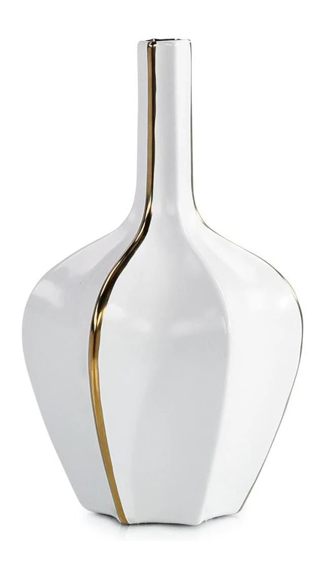 John Richard Decor Golden Stripe Vase - Image 2