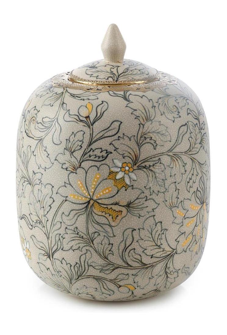 John Richard Decor Lidded Foliage Jar - Image 5