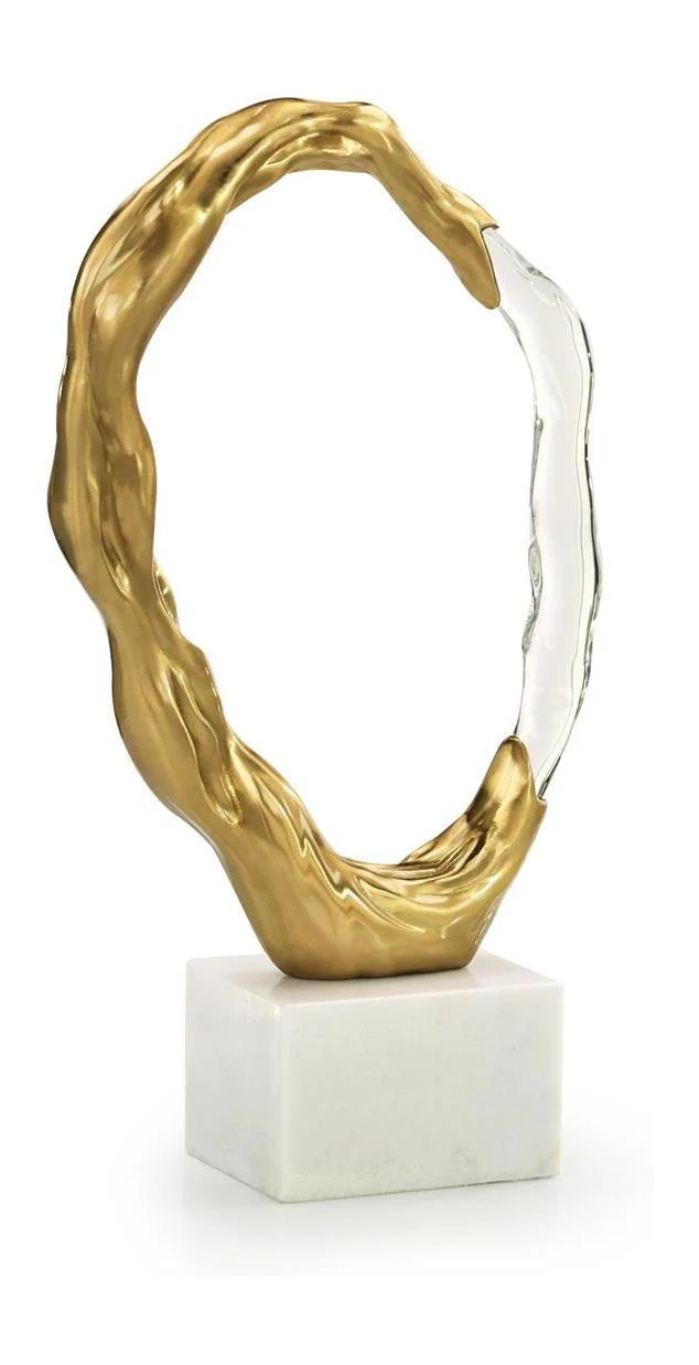 John Richard Decor Metallic Ice Sculpture - Image 3