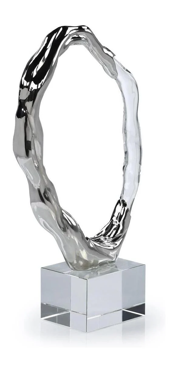 John Richard Decor Metallic Ice Sculpture - Image 4