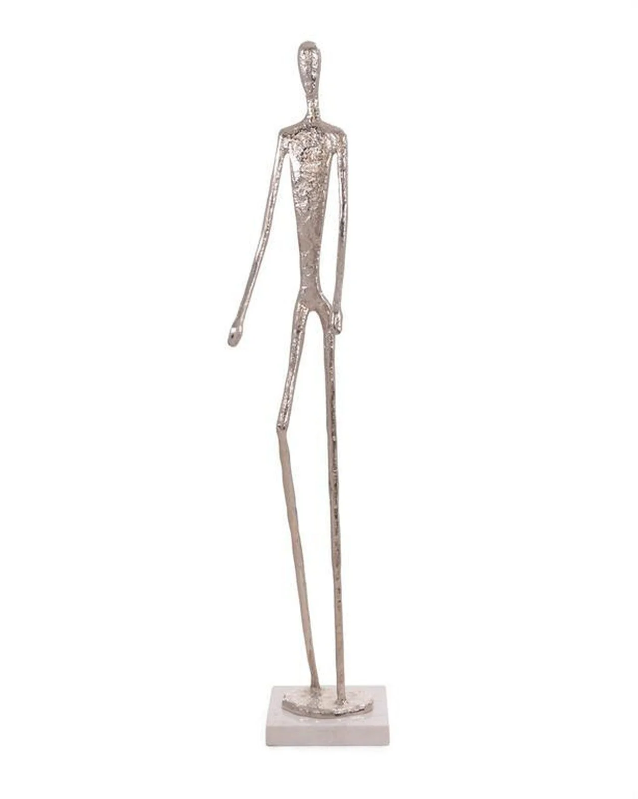 John Richard Decor Nickel Figure Sculpture - Image 2