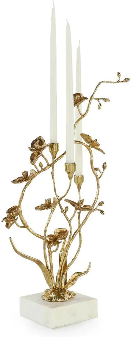 John Richard Decor Orchids in Bloom Candleholder - Image 2