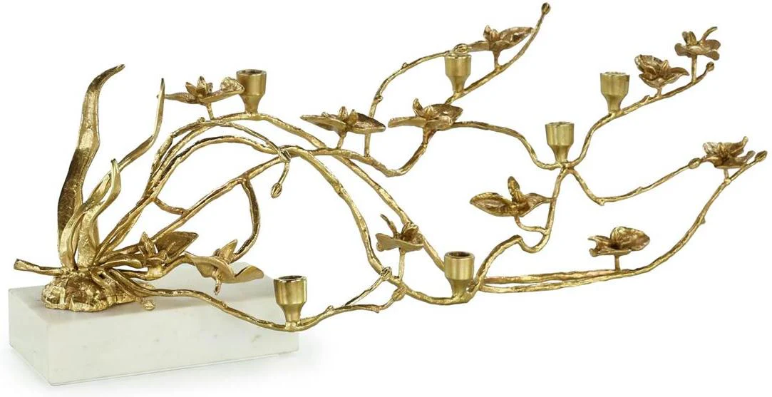 John Richard Decor Orchids in Bloom Candleholder - Image 5
