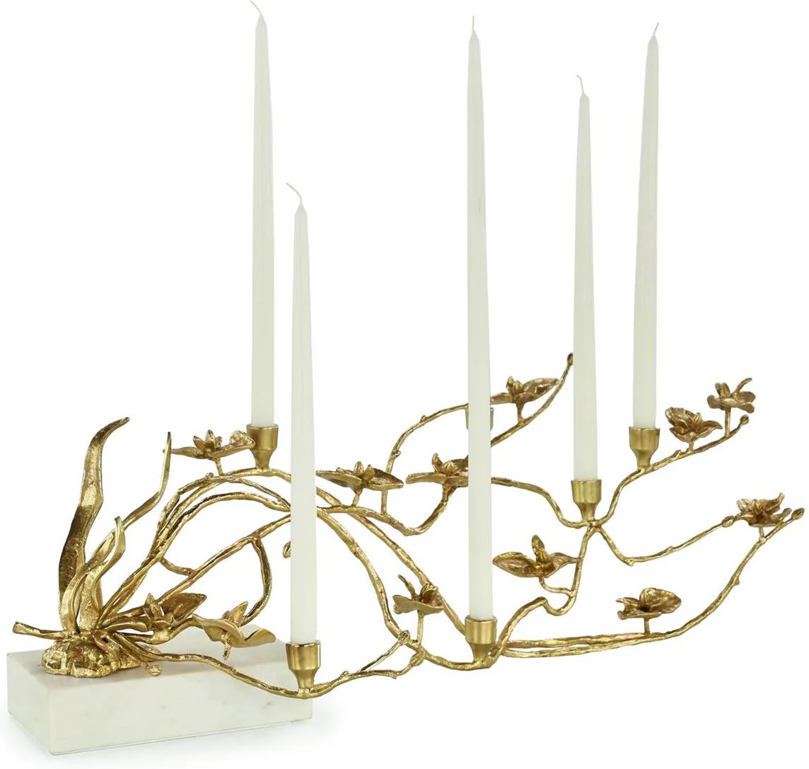 John Richard Decor Orchids in Bloom Candleholder - Image 6