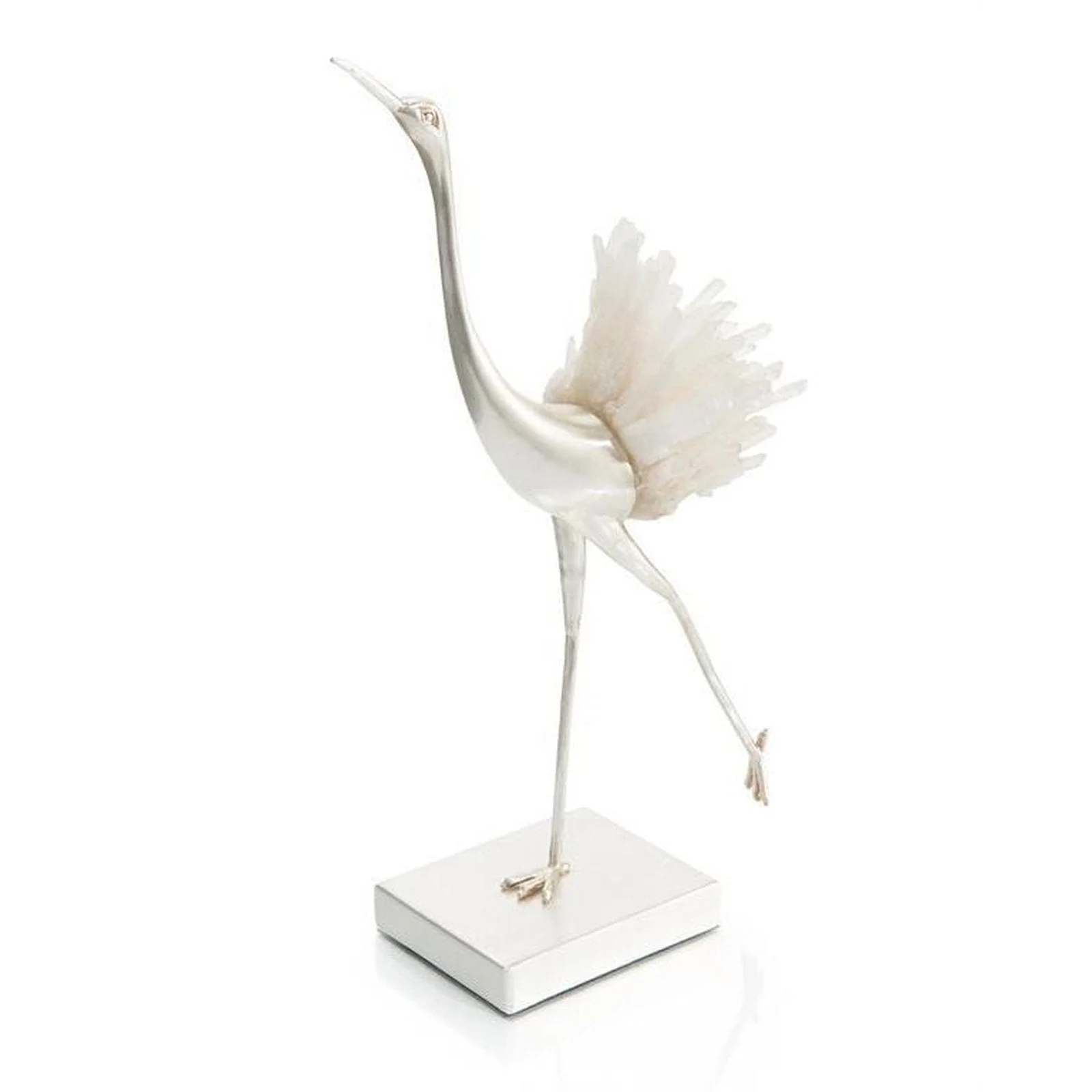 John Richard Decor Quartz Egret - Image 2