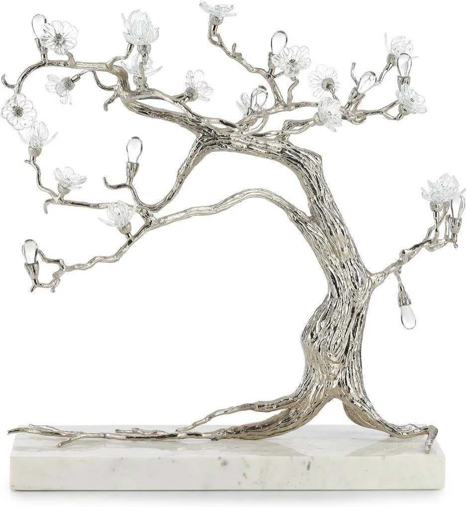 John Richard Decor Sakura Sculpture on Marble - Image 2