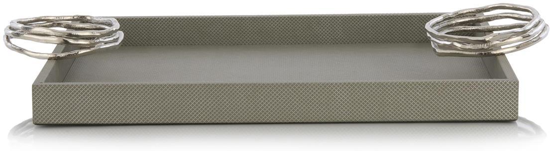 John Richard Decor Silver Coil Tray - Image 2