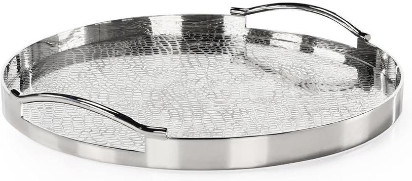 John Richard Decor Silver Serpent Tray - Image 2