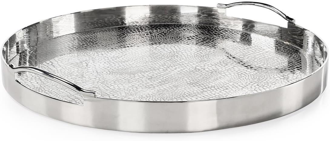 John Richard Decor Silver Serpent Tray - Image 4