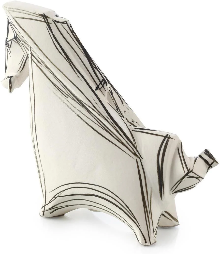 John Richard Decor Sketched Horse Sculpture - Image 2