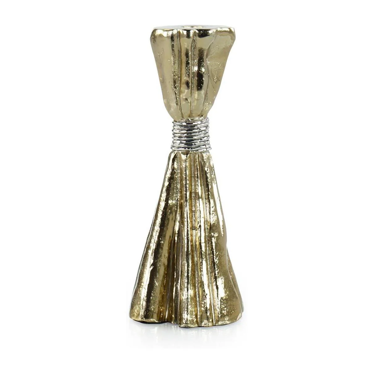 John Richard Decor Taut Metal Candleholder - Image 2