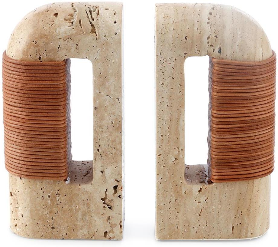 John Richard Decor Tibur Bookends, Set of 2 - Image 2