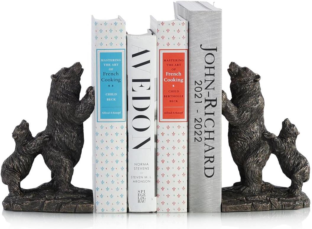 John Richard Decor Ursine Bookends, Set of 2 - Image 3
