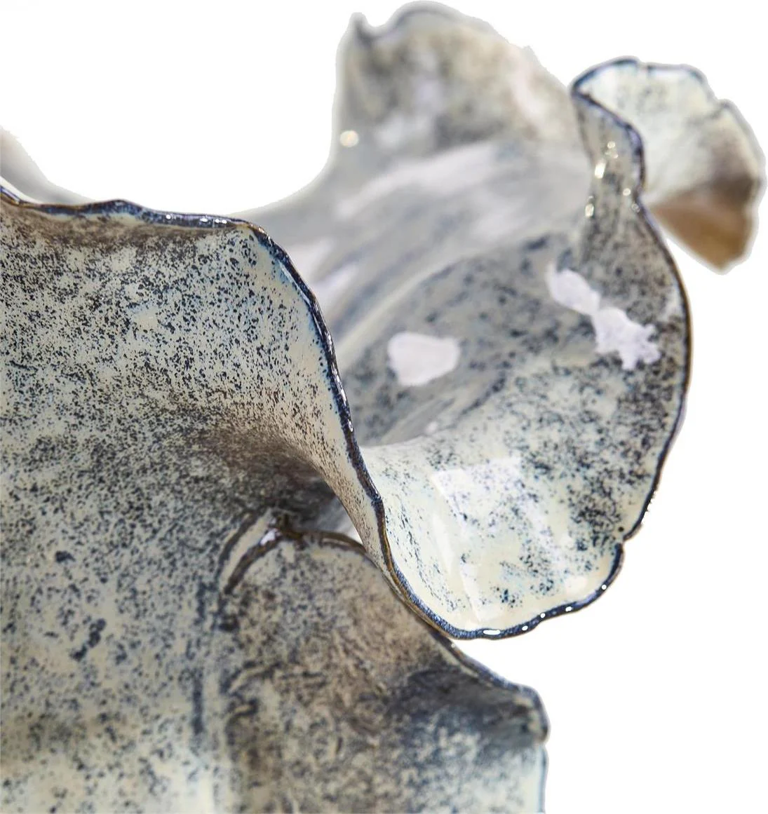 John Richard Decor Waved Porcelain Vase - Image 4