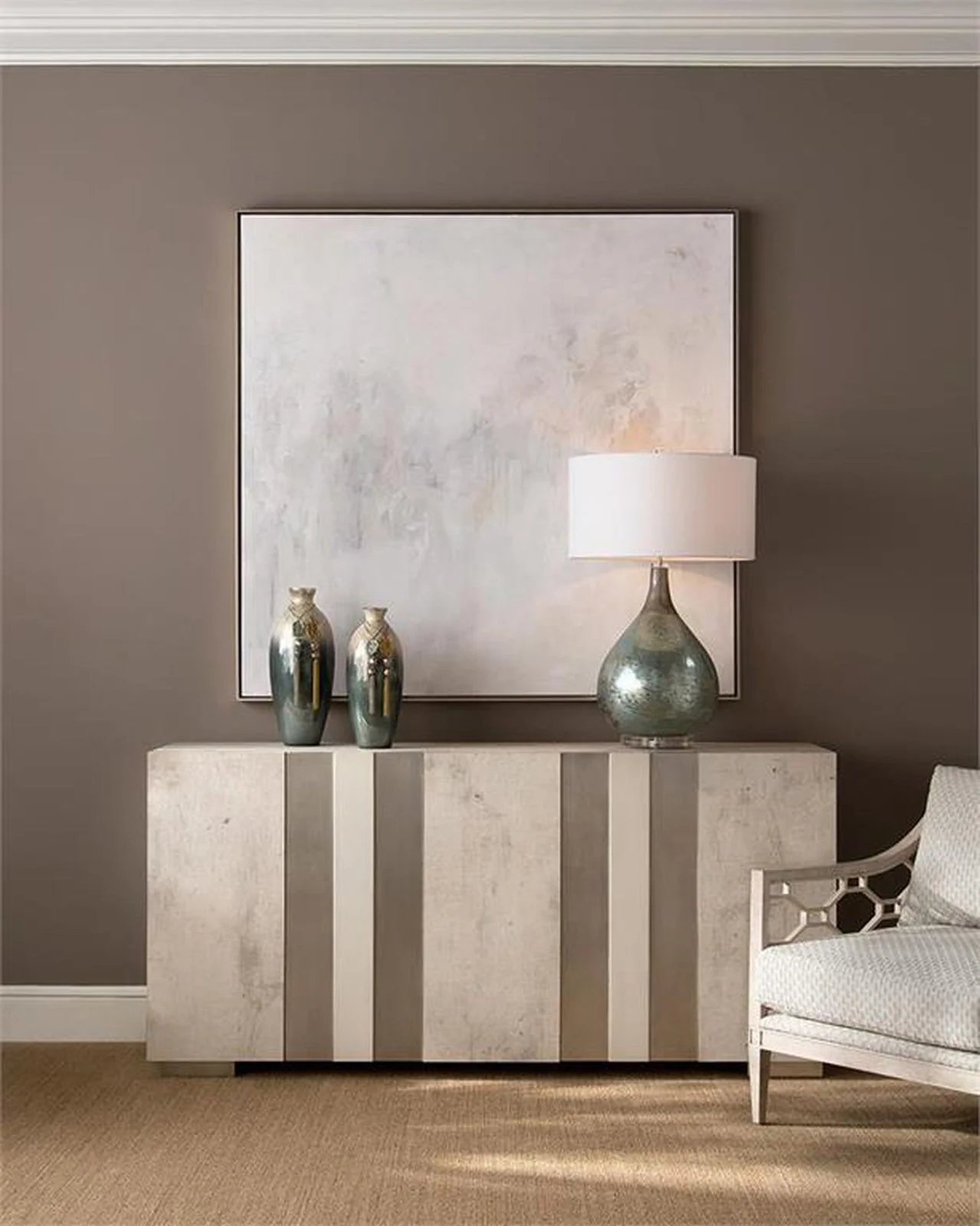 John Richard Deep Ocean Blue Table Lamp - Image 2