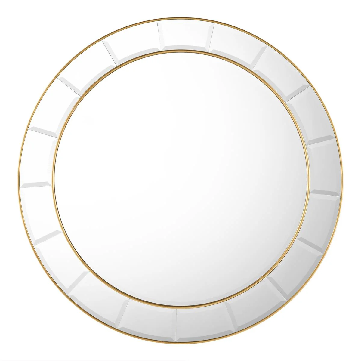 John Richard Discus Mirror, Gold
