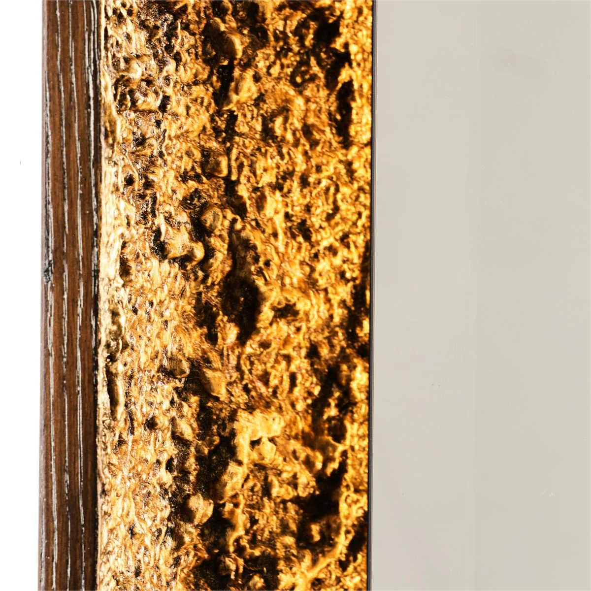 John Richard Gilded Oak Mirror, Rectangular - Image 3