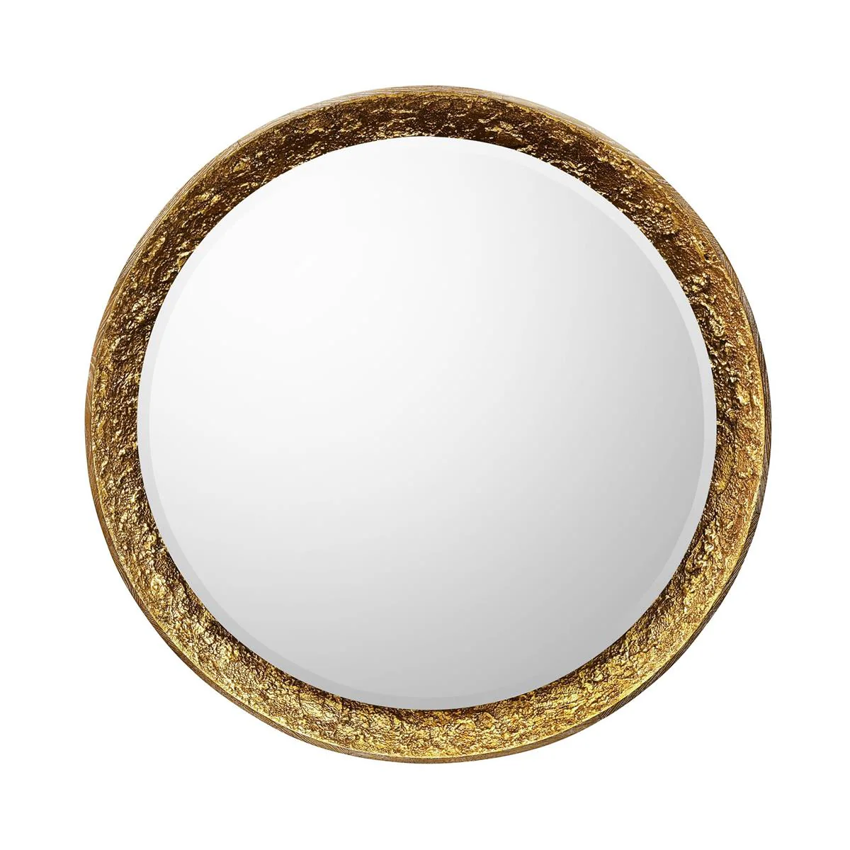 John Richard Gilded Oak Mirror, Round - Image 2