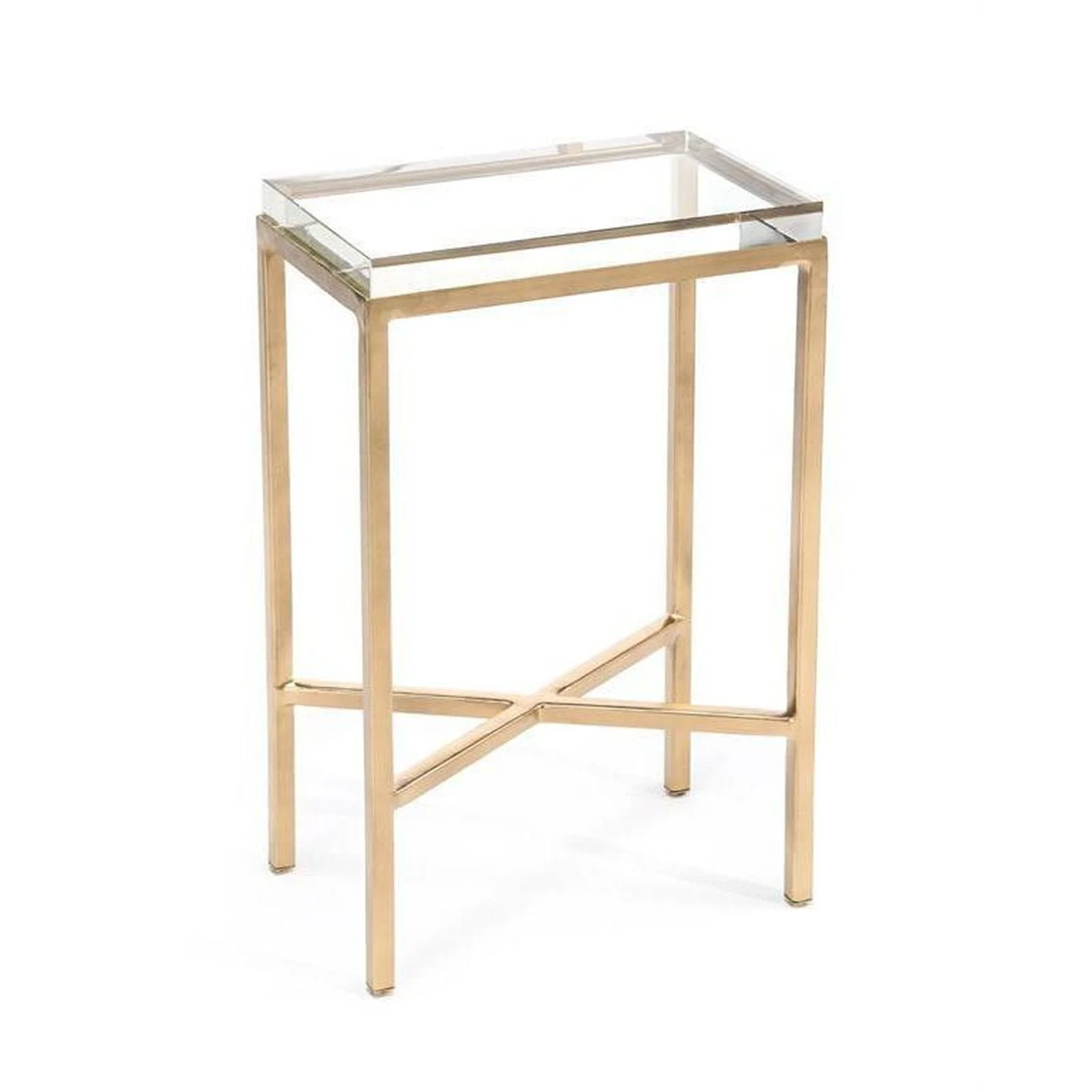 John Richard Glass Block Side Table - Image 2